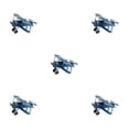 thumbnail image 3 of Wosthever Modelo de hierro, adorno de estilo retro, regalo para entusiastas del vuelo, etc. Decoración de avión de metal azul Type2 NO2, 3 of 6