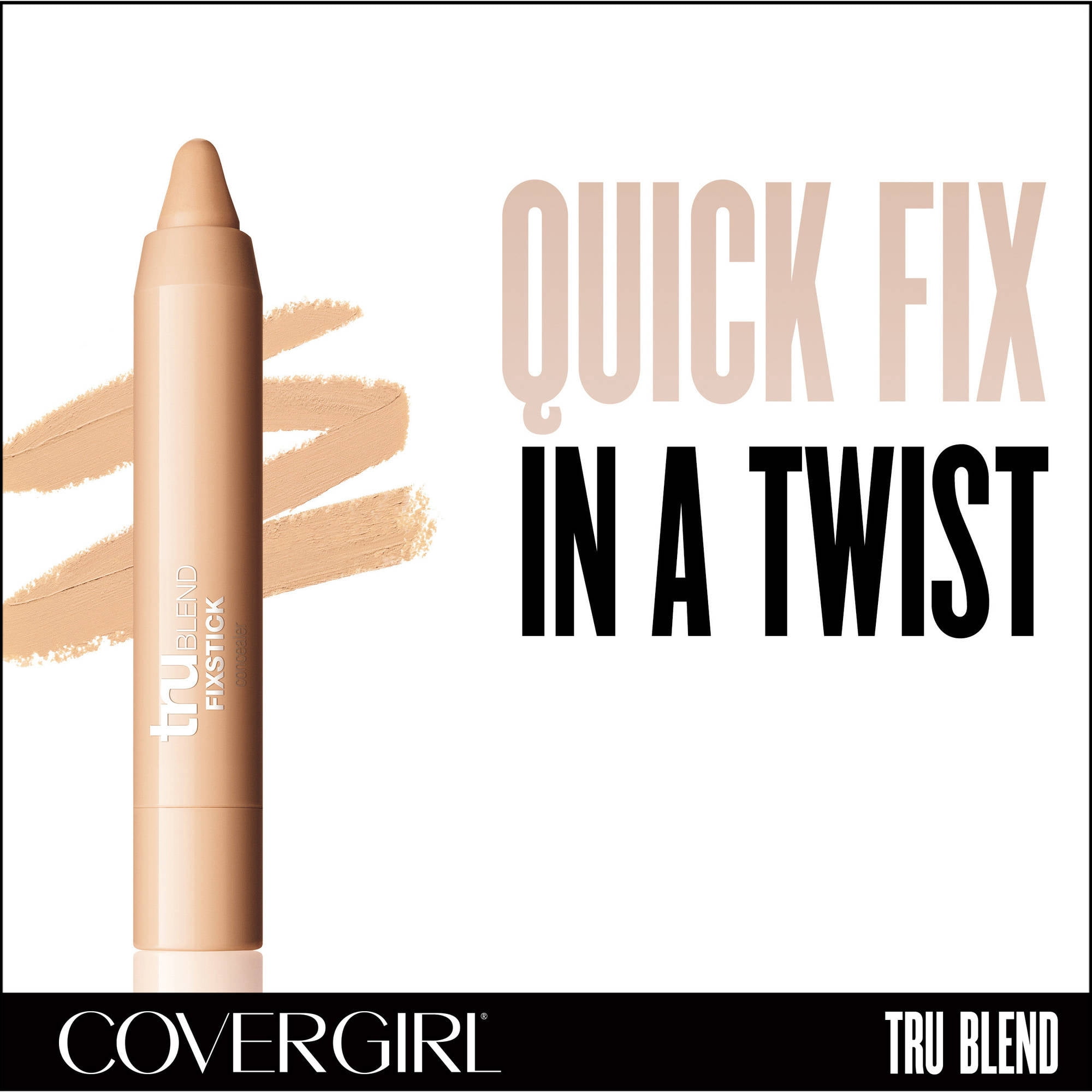 COVERGIRL truBlend FixStick Blendable Concealer, Medium Light M1-4