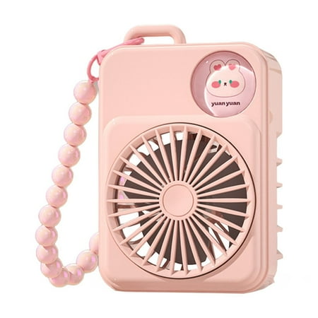 

Aceovo USB Rechargeable Portable Fan Desktop Air Cooler Cooling Travel Hand Fans red