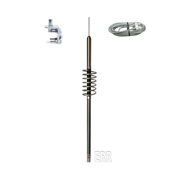 PREDATOR 10K K-1-17 CB, HAM ANTENNA 18FT RG8X BELDEN COAX,RV1 BRACKET AND STUD
