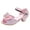 US 9.5C, variant on Odeerbi Girls Sandals Children's Shoes Girls Fish Mouth Butterfly Pearl Rhinestone Crystal Princess Shoes Dance Shoes