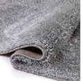 thumbnail image 4 of Well Woven Shimmer Shag Solid Plain Modern Luster Ultra Thick Soft Plush Area Rug, 4 of 7