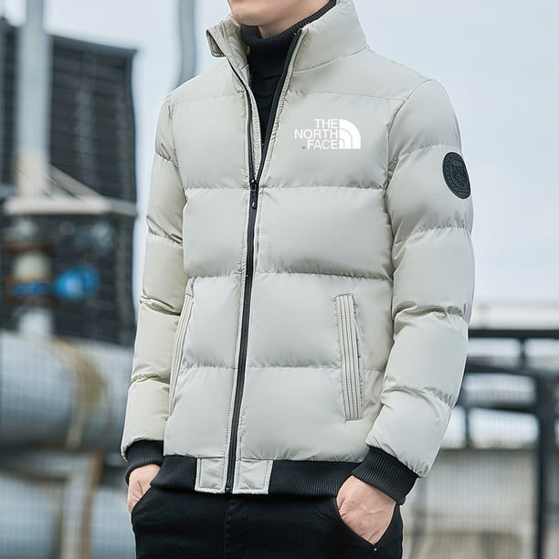 The North Face Algodón Abrigo De Los Hombres Abajo Acolchado Chamarra Nueva Versión Coreana De La Tendencia Acolchada De Invierno De Sección Gruesa Ropapangjing