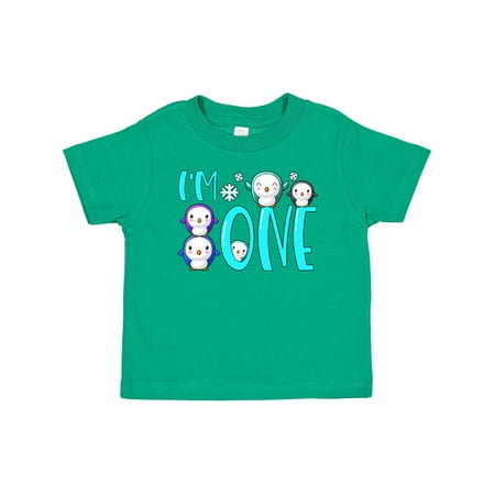 

Inktastic I m 1 Cute Penguin Birthday Party Gift Baby Boy or Baby Girl T-Shirt