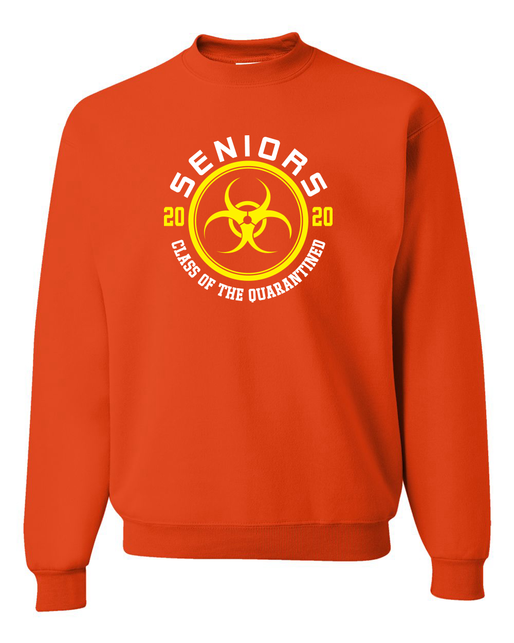Wild Bobby Class of 2020 Quarantine Graduation Seniors Student Professor Gift Mens Pop Culture Crewneck Graphic Sweatshirt