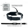 thumbnail image 2 of Elite II Medical Bracelet: Waterproof Hypoallergenic Silicone Wristband 10 lines of Customized Laser Engraving Emergency Medical Wallet Card. Complimentary Access PHR (Personal Health Record) - Black, 2 of 8