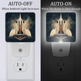 thumbnail image 2 of Independence Day Architectural Symbol LED Square Night Lights- Modern and Energy Efficient Bedside Lamps for a Soothing Atmosphere - Set of 2, 2 of 6