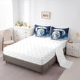 thumbnail image 5 of Homewish Boys Girls Crystal Ball Twin Bedding Sets 7-Piece,Xmas Snowman Snowflake Bedding Comforter Set Microfiber,Merry Christmas Breathable Sheet Sets,Super Cozy Room Decor,Reversible, 5 of 8