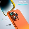 thumbnail image 3 of for iPhone SE Case 2022/3rd/2020,iPhone 8/7 Case, New Designed Slim Phone Case,[10 FT Military Grade Drop Protection], with Lens Protector,Gradient,Orange+yellow7-IP8g-01, 3 of 13