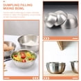 thumbnail image 3 of Cuenco de cocina de acero inoxidable de 3 piezas, cuenco para mezclar huevos, cuenco para ensalada, cuenco para cocinar sopa con báscula, 3 of 6
