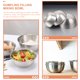 thumbnail image 2 of GOOHOCHY Cuenco de cocina de acero inoxidable de 3 piezas, cuenco para mezclar huevos, cuenco para ensalada, cuenco para sopa con báscula, 2 of 8