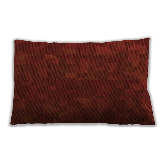Ahgly Company Outdoor Rectangular Contemporary Lumbar Throw Pillow, 13 inch by 19 inch
