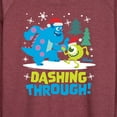 thumbnail image 3 of Monsters Inc - Dashing Through - Women's Lightweight French Terry Long Sleeve Shirt, 3 of 5