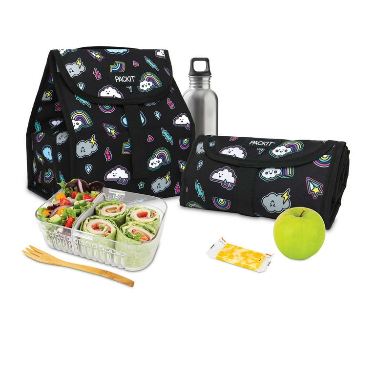 PackIt Brand, Tie-Dye Sorbet, Freezable, and Reusable Lunch Bag