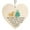 E, variant on Christmas Indoor Decor Friendship Heart Ornament Friendship Gift Ceramic Heart-Shaped Sea Glass Friendships Decor