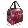 thumbnail image 3 of Easygdp Surreal Pink Headphones Bolsa Térmica Premium - Tela Oxford Impermeable, Gran Capacidad, Bolsillo Frontal, Unisex para Trabajo, Escuela, Actividades al Aire Libre y Picnics, 3 of 8