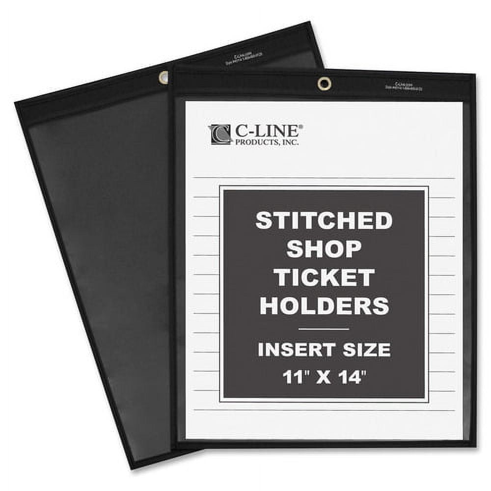 C-Line Name Badge Kits, Top Load, 3 1/2 x 2 1/4, Clear, 50/Box