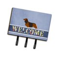 thumbnail image 1 of Carolines Treasures BB8287TH68 Longhaired Dachshund Welcome Leash or Key Holder, 1 of 1