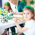 thumbnail image 6 of St. Patrick''s Day Tumbler with Lid and Straw Green Shamrock Stainless Steel Cup Lucky Clover Tumbler Cup for Irish Party Decor Home Office Supplies, 6 of 6