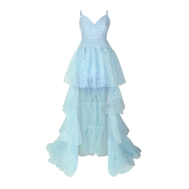 High low puffy shop dress