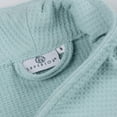 thumbnail image 6 of Superior Waffle Cotton Unisex Soft Adult Bath Robe, Aqua, Large, 6 of 12