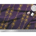 thumbnail image 3 of Soimoi Rayon Crepe Fabric Floral Block Printed Craft Fabric by the Yard 46 Inch Wide, 3 of 3