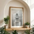 thumbnail image 4 of City Hall, DTLA 03 B&W - Los Angeles California Photography Oak Framed Wall Art Print 20 x 30 inches, 4 of 59