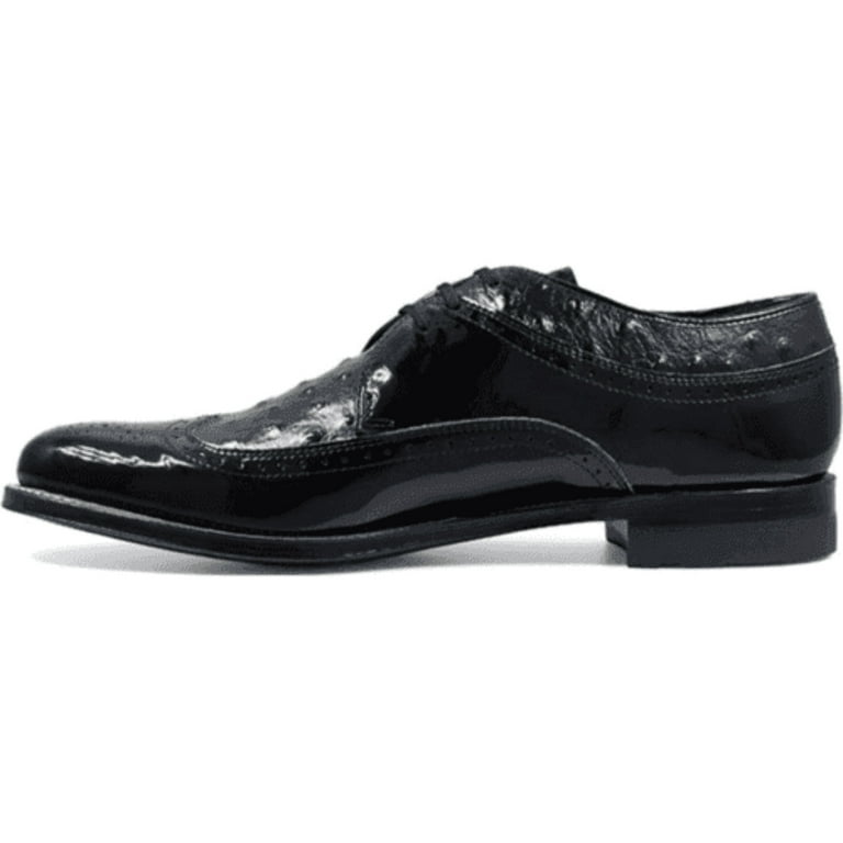 Stacy Adams Dayton ostrich wingtip Oxford 00375 05 Burgundy Dayton Wingtip Oxford - GQ Gentlemen main image 4