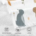 thumbnail image 5 of Yayeee 100% Cotton Hand Towels for Bathroom 16" x 28" Soft Absorbent Kitchen Towel, Cartoon Bunnies, 5 of 7