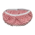 thumbnail image 2 of HEWANG Chenille Mop Refill Pads for Home Use, Reusable Microfiber Pads Washable Wet/Dry Cloths for Hardwood Floor Surface Cleaning, Replacement Mopping Pads (Pink), 2 of 4