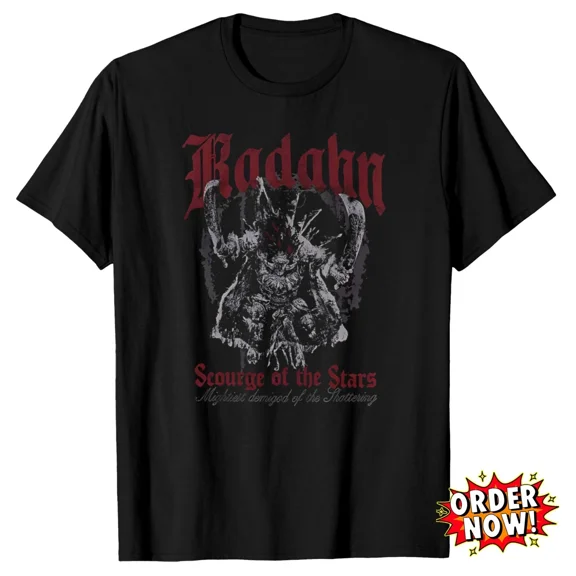 RARE Radahn Scourge Of The Stars Elden Ring T-Shirt RPG Game Fan Graphic Tee