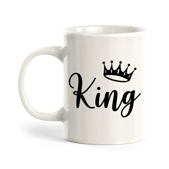 King 11oz Ceramic Coffee Mug | Coffee Mugs Ideas for Couples