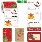 Christmas Gift Tags Stickers Xmas Name Tag Stickers Christmas Tags Stickers Decor Stickers 250 Pcs