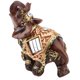thumbnail image 3 of Lucky Feng Shui - Estatua de elefante de grano de madera, escultura de riqueza, regalo para decoración del hogar (S), 3 of 11