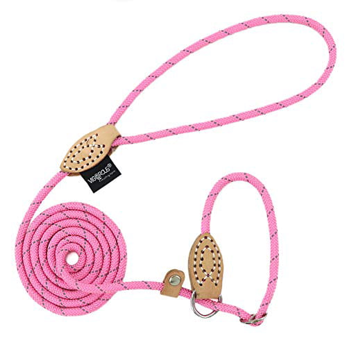 Grand Line Reflective Rope Slip Training Lead Pets Leash for Small Large and Extra Heavy Dogs and Cats Medium 5 Ft Long