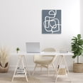 thumbnail image 4 of Stupell Industries Contemporary Blue Freeflow Line Canvas Art, 24 x 30, by Nina Blue, 4 of 8