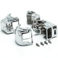 thumbnail image 3 of Krator Chrome Handlebar Switch Housings Control Cover Kit Compatible with 2009-2012 Harley Davidson Tri Glide Ultra Classic, 3 of 4