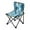 Blue Marine Life Patterns, variant on 600D Oxford Camping Chair Portable Foldable Chair Supports 220 lbs for Picnic, Fishing, Backpacking Earthy Tones Butterflies
