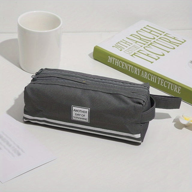 Estuche De Lápices Simple, Caja De Papelería Para Niñas, Estudiantes De Escuela Primaria, Estudiantes De Secundaria, Gran Capacidad, Estuche De Lápices Para Niños Y Niñas, Bolsa De Almacenamiento, Bol