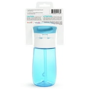 Munchkin® Flip & Go™ Toddler Sippy Cup with Straw, 12 oz, Ultra Durable Tritan Material, Blue, Unisex