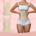 thumbnail image 3 of Aofany Waist Trainer for Women Corset Tops Tummy Control Shapewear Sport Girdle Workout Black Vest, 3 of 4