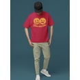thumbnail image 2 of You Decide - Dual Mood Emoji Retro Graphic Men's T-shirt, 2 of 4
