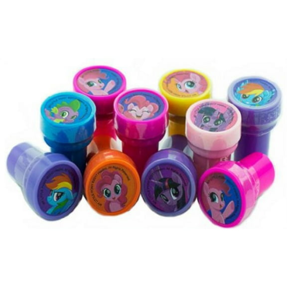My Little Pony the Movie Authentic Licensed 10 Assorted Stampers Party Favors