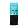 thumbnail image 4 of KISS - Colors & Care Soft Satin Wrap Scarf, 60", Extra-Long, Black, 4 of 5