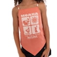 thumbnail image 3 of Disney Moana Girl's Graphic Handkerchief Hem Tank Top with Wooden Bead Embellishments, Sizes 4-16, 3 of 8