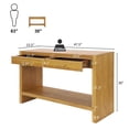thumbnail image 2 of Console Table with Storage Wooden Entryway Table with Drawers Farmhouse Sofa Table for Living Room, Entryway, Hallway, 2 of 13