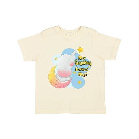 

Inktastic My Grandma Loves Me Gift Toddler Boy or Toddler Girl T-Shirt