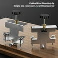 thumbnail image 3 of Cabinet Hardware Mounting Jig, Bidirectional Support Left Right Fixing Screw Cabinet Door Installation Leveler  for Home Improvement, 3 of 7