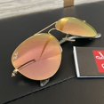thumbnail image 4 of RB-Hip Hop-sunglasses LIKE NEW Aviator RB3025 Copper Pink Mirror Lens Sunglasses, 4 of 5