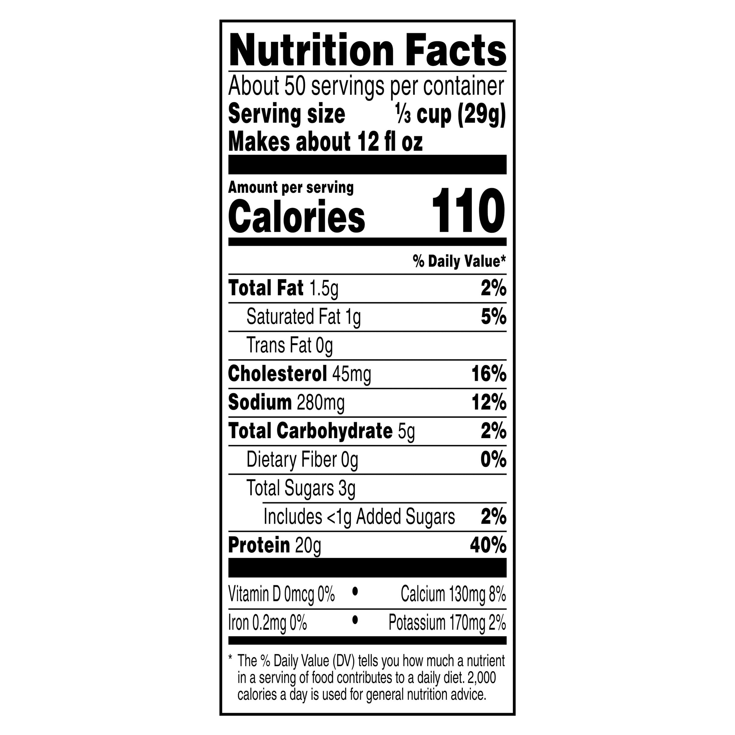 Gatorade Whey Protein Powder, Cookies & Crème, 51 oz (50 servings per